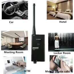 Systems Anti Spy Detector Hidden Camera GSM Audio Bug Finder GPS Signal Cellphone Detect Pro Hunter Black 007a