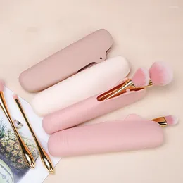 Bolsas de armazenamento Silicone Makeup Brush Travel Case Titular à prova d'água para todas