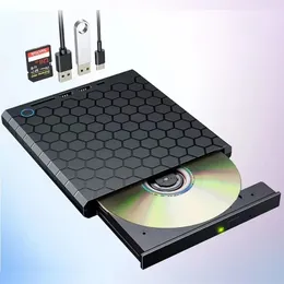 Внешний оптический привод USB 2.0 3.0 Type C Кабельный привод DVD-RW ROM Внешний диск DVD для IMAC для настольного настольного игрока на рабочем столе