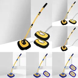 New Wash Brush with Pole Car Supplies Kit Telescoping Long Handle Cleaning Mop Chenille Broom Auto Accessories