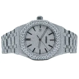 Luxury Looking Fullt Watch Iced Out for Men Woman Top CraftSmanship Unikt och dyr Mosang Diamond 1 1 5A Watchs For Hip Hop Industrial Luxurious 5312