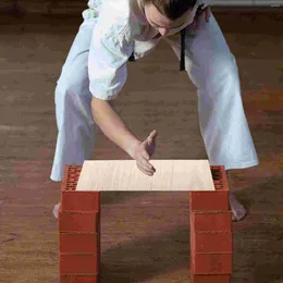 装飾的な置物委員会テコンドーブレイキングボード空手板再breakableトレーニングウッドキッズ木製プロフェッショナル多目的パンチ