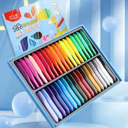 Crayons Fashion 12/18 Cores Crayons triangulares Seguro lápis de coloração triangular não triaxic para estudantes crianças crianças