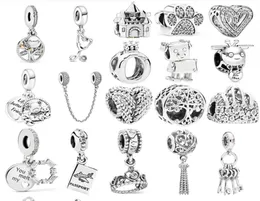 Новая ветряная мельница медведь Фокс Корона Moom Love Beads Fit Original Charms Silver Color Bracelet Женщины ювелирные изделия5969127