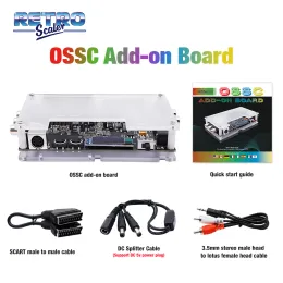 Acessórios retroscaler OSSC Addon Board Linedouble e Modo de suavização com entrada composta e svideo para consoles de jogo NTSC/PAL Retro