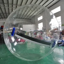 Заводская цена вода ходячий мяч в продаже 1,5 м/2 м Надувные водные шарики для водного водного оборудования прозрачная танцующая шариковая вода Zorb 240411