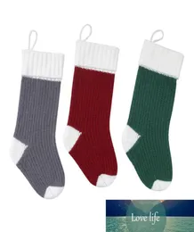 Christmas Stockings Large Size Cable Knit Knitted Xmas Rustic Personalized Stocking Decorations for Family Holiday Seas8068284