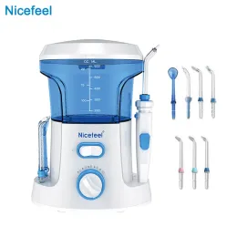 Irrigator 600ML Household Waterpluse Hygiene Water Flosser Calculus Remover Dental Floss Oral Irrigator Teeth Whitening With 7 Nozzles