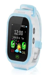 GPS Kids Smart Watch Flashlight Antilost Baby Smart Owatch SOS Call Posizione Dispositivo Tracker Kid Safe Vs Q528 Q90 DZ09 U8 SMAR2724232