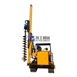 Mining Rotary Drilling Rig Factory Sale , Hydraulic Hammer Pile Driver Solar Pile Ramming Machine with High Efficiency