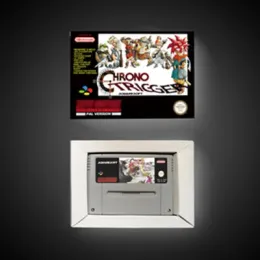 Acessórios Chrono Trigger Eur versão RPG Game Card Bateria Salve com caixa de varejo