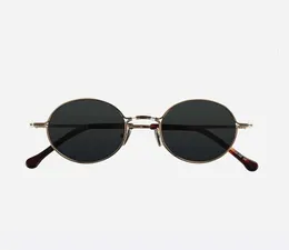 Highend AccessoriesITALY Märke Vintage Unisex Round Circle Lens Custom Metal Sun Glass Sunglass1377812