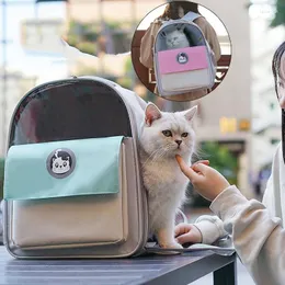 Transportadoras de gatos portátil sfynx sling ombro saco de ombro de pet backpack para getas getas getas kitten pupp saco mascotas suprimentos