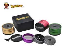 2018 Honeypuff Herb Grinder 63 mm 4 -Layers aluminium stopowe szlifierki ziołowe Tobacco Spice Crusher 4 kolory vs Sharpstone2706480