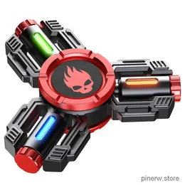 Dekompresja zabawki Fidget Metal Ręka Spinner biurko Edc Gyro Luminous Gyroscope Stres Stress Relief Creative Toys for Men Adults Dzieci przeciwnieniste