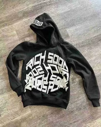 Kvinnors hoodies tröjor rika snart hoodie y2k harajuku hip hop grafik 3d tryck överdimensionerad pullover tröja män kvinnor ny mode casual gothic hoodie 240413