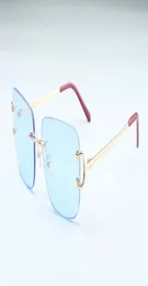 Новая фабрика Direct Luxury Fashion Sunglasses 4193830 Простые большие коробки Claw Metal Ultra Light Sunglasses8117082