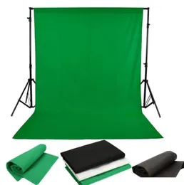 Materiał tła Pography Studio Niezwoledowane chromakey ekran Tłowa 16x3m5 x 10 stóp Blackwitegreen PO Lighting12382561020093