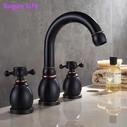 Rubinetti del lavandino da bagno sugan vita placcata rubinetto giada corpo da 3 pc set dorate bacini da bagno polacco tocco di bacino da doccia