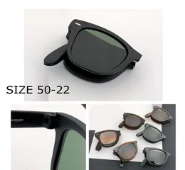 طلاء شمسي قابل للطي خمر للرجال نساء قابلة للطي مربعات الشمس كلاسيكية نظارات G15 Glass Lens Design UV400 Eyewear Gafas de Sol4650981