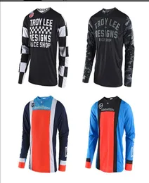 TLD2020 NYTT MOTORCYCLE RACING POLYESTER QUICKDRYING DOWN SUPT Troy Lee Designs Riding Suit LongSleeved Shirt Men039s Summ5838263