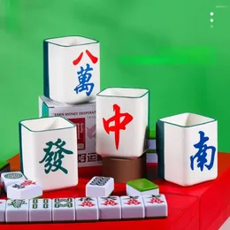 Tazze Ceramica creativa Mahjong tazza per tazze di caffè insolita tazza di tè originale e divertente da regalare bevande