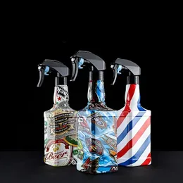 500 ml napełniania fryzjera wodoodporne butelki alkoholowe fryzury sprayu Pusta atomizer pro salon narzędzia fryzjerskie