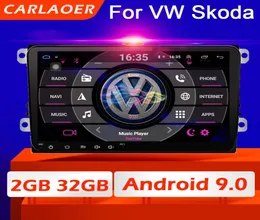 Araba Android Radyo Multimedya GPS Navigasyon 2 Din VW Golf 5 6 Polo Passat B5 Jetta Tiguan Touran Skoda3241599