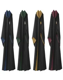 Gratis frakt Cosplay Robe Cloak som en slips dor/Slytherin/Hufflepuff/Ravenclaw 4 House 9 Storlek kan välja9601677