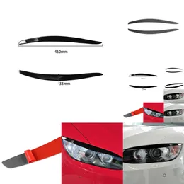 E92 E93 2006-2012 램프 보호자 방지 방지 방지 외부 수정 액세서리를위한 새로운 자동차 헤드 라이트 브로우 범퍼