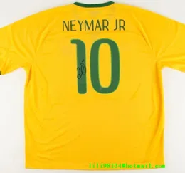 Neymard podpisał autograf Autographed Auto Fan Topstees Jersey Shirts6890389