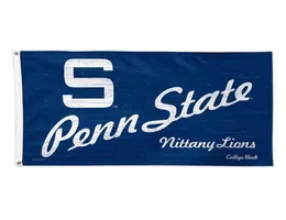 Penn State University Trowback Vintage 3x5 Flag del college 3x5ft Outdoor o Indoor Club Digital Printing Banner e Flags Whole3408730