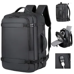 Школьные сумки расширяются USB-зарядка мужской туристический рюкзак.