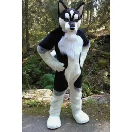 2024 Hot Sales Black Dog Fox Mascot Costume 정장 할로윈 파티 게임 복장 할로윈 성인 뉴스