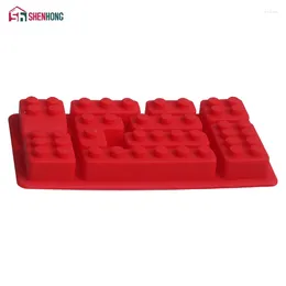 Moldes de cozimento bloqueios de moldes caseiros Shenhong Crianças como bolo de silicone Mousse 3D DIY Design Cookie Mold Fondant Home Bakery