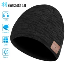 Носки Bluetooth -Compatible Run Hat, Bluetooth Beanie, 5.0 HD Stereo Beanie Наушники, зимняя шляпа, электронные подарки