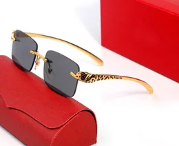 Sonnenbrille Mode Business Designer Brille runden Frame Geparden gerahmt stetig großzügig klassisches Metall komfortable Nasenpolster Herren W5041855