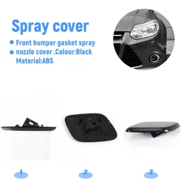 Front Bumper Headlight Washer Spray Nozzle Jet Cover Cap With Connector For Nissan Qashqai Dualis J11 2014 2015 2016 2017 2018