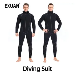ملابس السباحة للسيدات 3 مم بدلة الغوص للرجال المغطى بالركوب الدافئ و