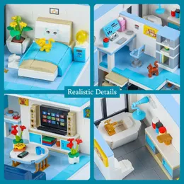 Friends Duplex Apartment Building knife set and block - Mini Friends Duplex Apartment Building knife set and block - Mini