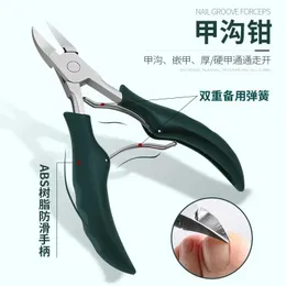 Nya tillverkarens lagerkallar och pedikyrknivar Yangzhou Three Blade Nail Clippers Set Correction Nail Groove -tång komplett