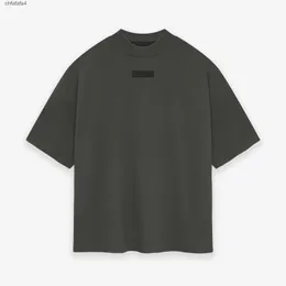 ESS FEARS MEN MEN ESS Tシャツデザイナーカジュアルシャツ豪華な短いTシャツエッセンチェストプリントレターファッショントップTEE