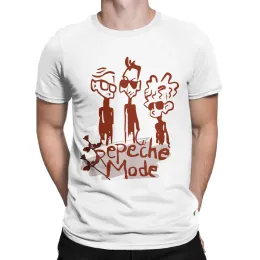 Kısa Kollu Tees Baskılı Giysiler Yenilik DM Band Roses Depeches Mod T-Shirts Erkekler için Tişört