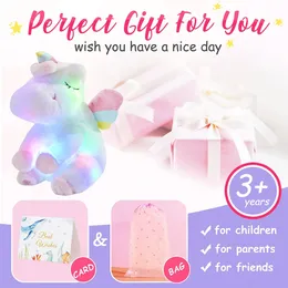 Glowing Musical Unicorn: Plush Toy Delight with Luminous Night