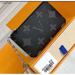 Сумка для кошелька дизайнер кошелька Lousis Vouton Bag Fashion Women Men Men Key Ring Card Держатель монеты кошельки мини -кошелек Crown Canvas Bag 24SS 462