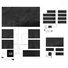 Tappeti abiti riscaldamento cuscinetti elettrici giacche USB sport invernali giubbotti riscaldati riscaldamento cuscinetto in fibra