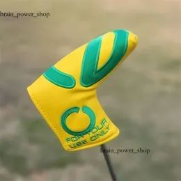 Tasarımcı Yüksek Kaliteli Ürünler Diğer Golf Ürünleri Birçok Stil Manyetik veya Velco Golf Putter Kapak Golf Kulübü Kafa Kapakları PURTER PU DERİ BLADE PITTER HAUNC 922