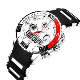 Watches 2017 Top Brand Mens Sport Watches Men Quartz Analog Led Clock Man Military Waterproof Watch Sport Relogio Masculino Reloj Hombre