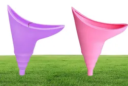 Dostawa toaletowa żeńskich urządzeń do oddawania moczu wielokrotnego użytku moczowy silikon pozwala kobietom sikać na stojąco idealnemu towarzyszowi na kemping8655066