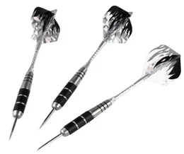 3PCSSET 3PCS STALOWE DARTS INNORMALNE Gry Sportowe Standardowe twarde rzutki Nickel Pleatowana żelazna lufa al wałki Aurora Wing Hunting 88424661